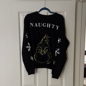 Black Naughty Grinch Sweater